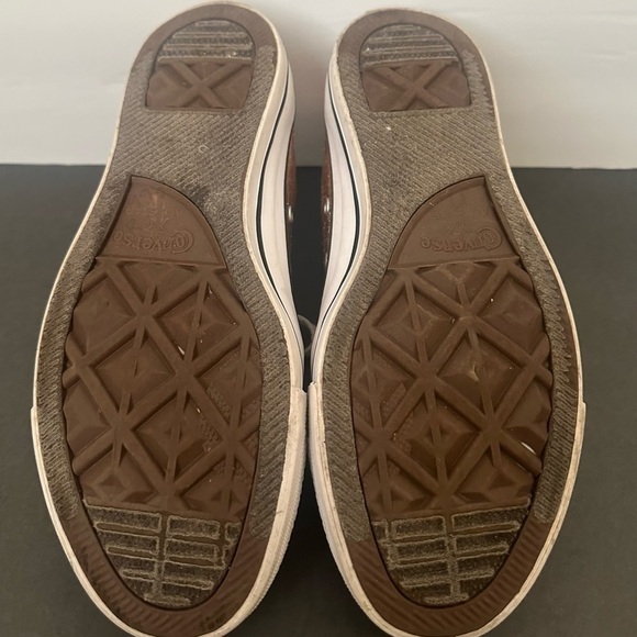 Converse All Stars Copper Metallic Low Top Women’s Size 6 - Picture 6 of 7